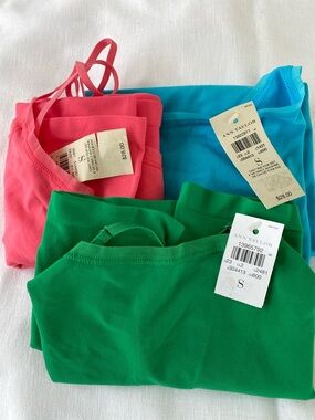 Ann Taylor Camisoles Set if 3 Size S NWT